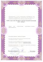Сертификат отделения Бабушкина 2