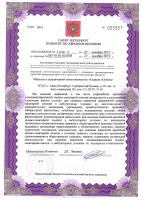 Сертификат отделения Серебристый 20